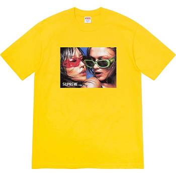 Yellow Supreme Eyewear Tee T Shirts | Supreme 407TV